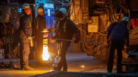 Getty Images Steelworkers