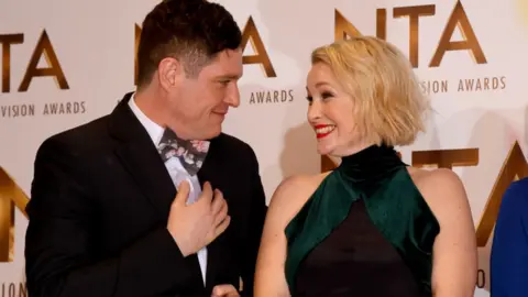 Getty Images Mathew Horne and Joanna Page