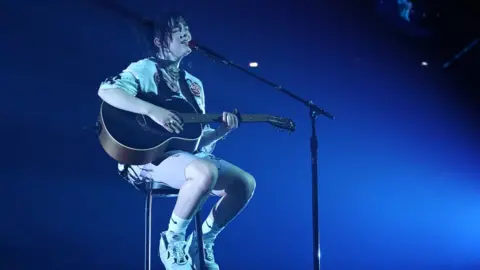 Getty Images Billie Eilish live