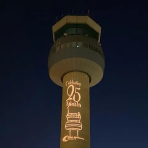 East Midlands Airport's 'iconic' control tower set for £22m update