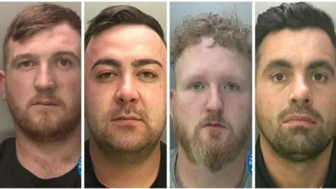 West Midlands Police Charlie Ward, David Bradley, Kenneth Bourne and Shane Stojsavljevic