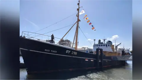 Grimsby Fishing Heritage A fishing trawler