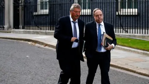 Reuters DUP MPs Sammy Wilson and Nigel Dodds