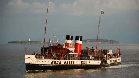 Chris Jones/ Waverley Excursions The Waverley paddle steamer sailing through the Bristol Channel