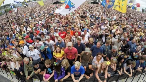 Getty Images Glastonbury 2017 Pyramid stage audience