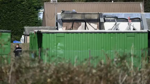 Joe Giddens/PA Le Maitre fireworks factory