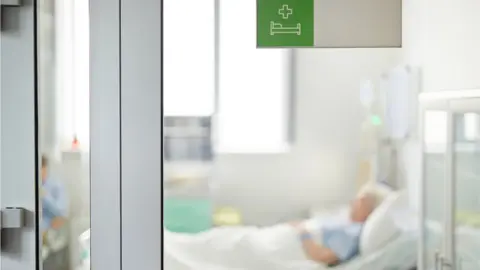 Getty Images File picture of patient in hospital