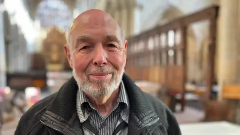 Shaun Whitmore/BBC Mick Fisher in King's Lynn Minister