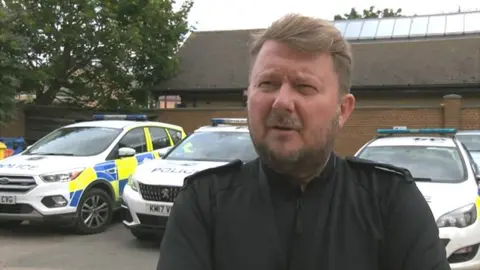 BBC Sgt Sam Dobbs, from Northamptonshire Police