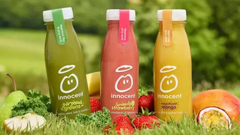 Innocent juice bottles