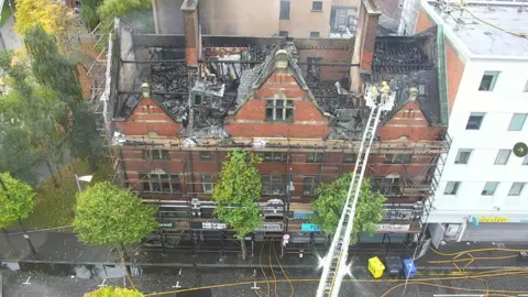 Northern Ireland Fire & Rescue Service The cause of the fire is being treated as deliberate and the PSNI is investigating