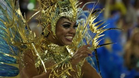 Brazil's samba schools go political as funding cuts bite - BBC News