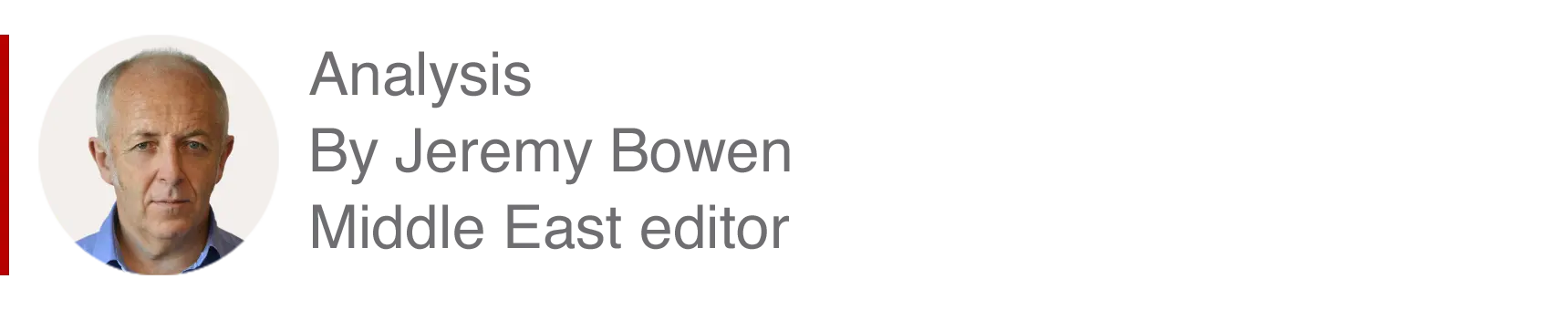 Analysis box by Jeremy Bowen, Middle East editor