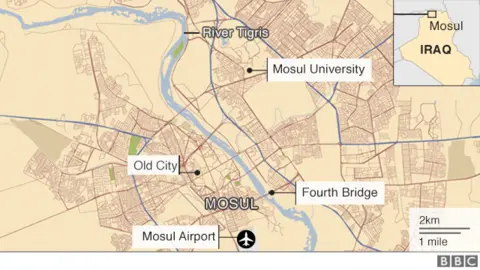 Map of Mosul