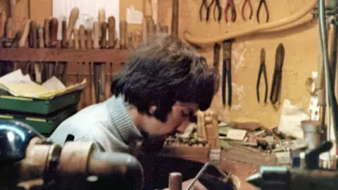 Grant Macdonald Grant Macdonald in his workshop in the 1970s