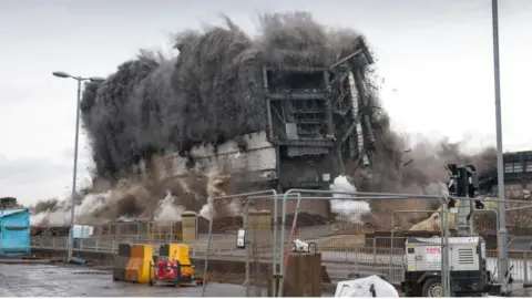 Boiler house demolition