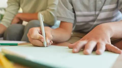 Getty Images Child drawing