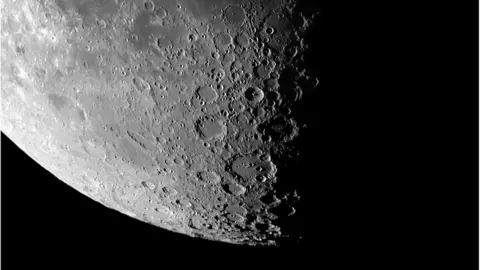 Getty Images Photograph of the south-west quadrant of the Moon