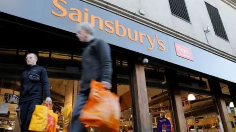 Getty Images Sainsbury's shoppers