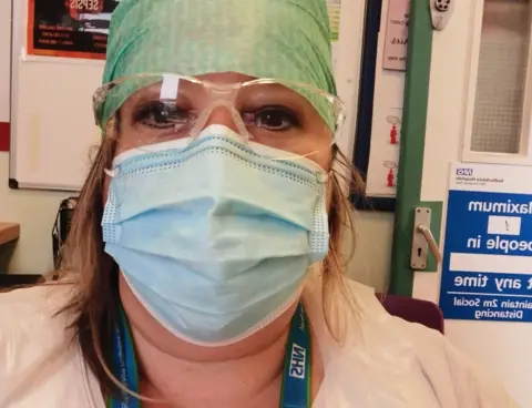 Wendy Brett Wendy in scrubs