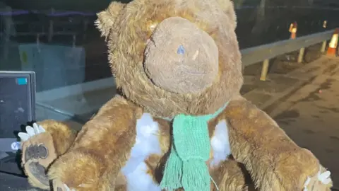 Brad Maddison Arthur the teddy