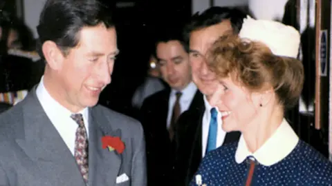 St Luke's Hospice Rosie Morgan and Prince Charles