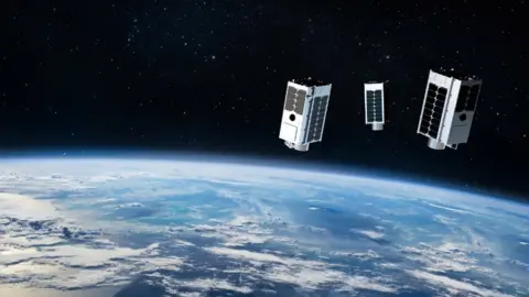 GHGSat Artwork satellites