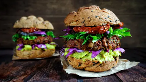 Getty Images Vegan burgers