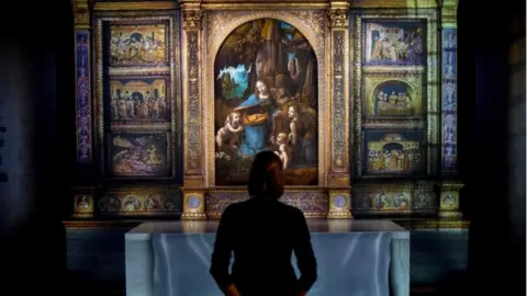 AFP The Virgin of the Rocks by Leonardo da Vinci