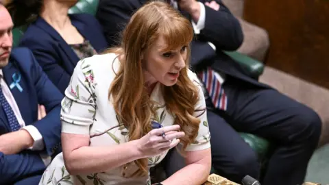 Jessica Taylor/UK Parliament Angela Rayner in the Commons