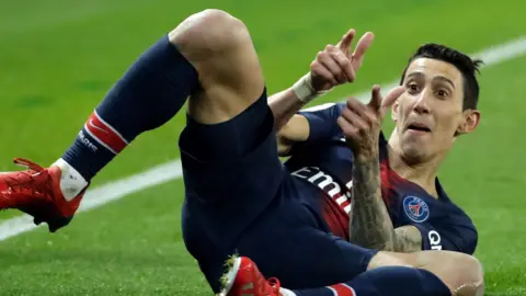 PSG midfielder Angel Di Maria