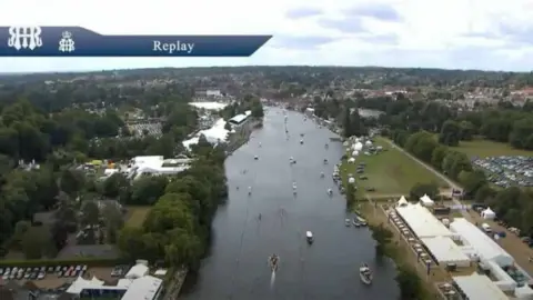 AAIB View of the Henley Regatta from a drone