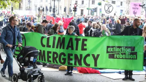 Getty Images Extinction Rebellion protests