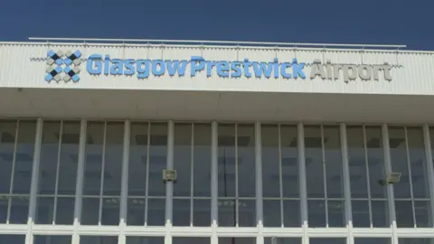 BBC Prestwick sign