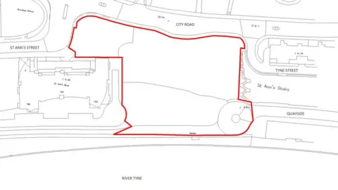 Whittam Cox Architects/Newcastle City Council  Plans of site