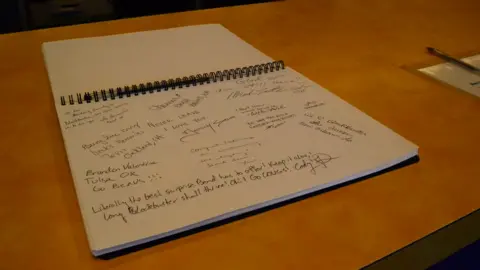 BBC Visitors' notebook