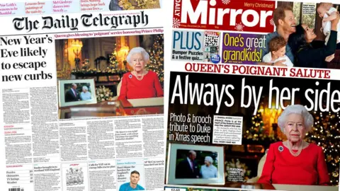 Daily Telegraph and Daily Mirror