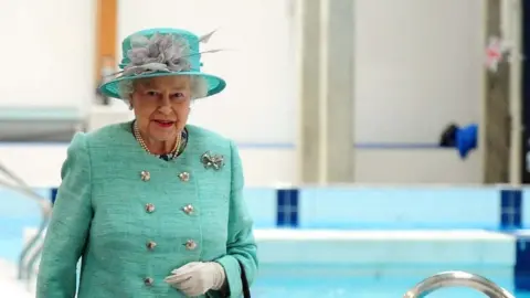 Getty Images The Queen in Corby