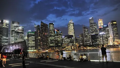 Getty Images Singapore skyline