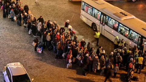 Getty Images Ukrainian refugees