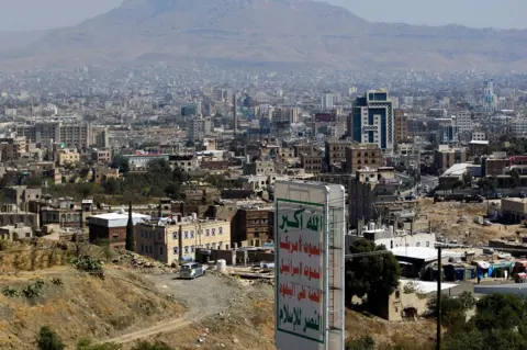 AFP General view of Sanaa on 3 December 2017