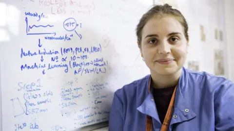 Slater King Researcher in lab