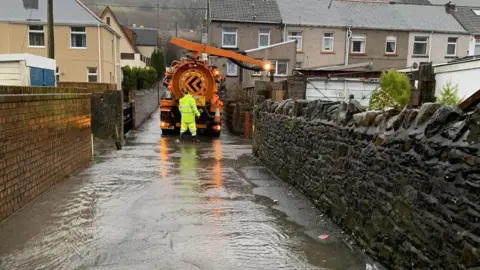 Blaenau Gwent council Flooding