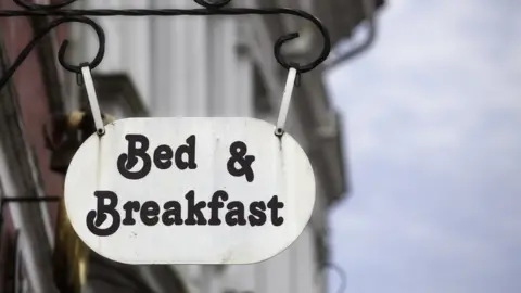 Getty Images B&B sign