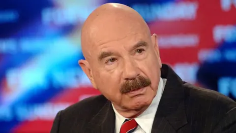 Getty Images Handout photo of G Gordon Liddy on Fox News Sunday in 2005