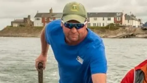 Piel Ferry Paul Wilcock steers his vessel