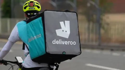 Getty Images Deliveroo rider