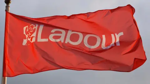 Getty Images Labour Party flag