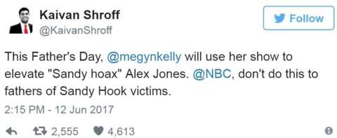 Twitter/@KaivanShroff Screen grab of tweet by @KaivanShroff