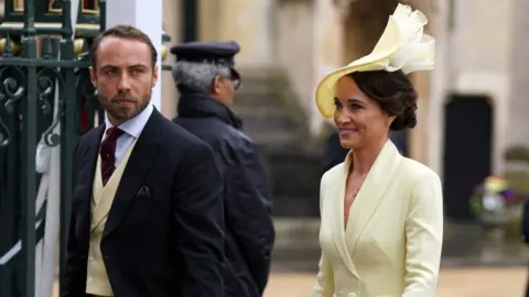 Getty Images Pippa Matthews and James Middleton, sister and brother of the Princess of Wales